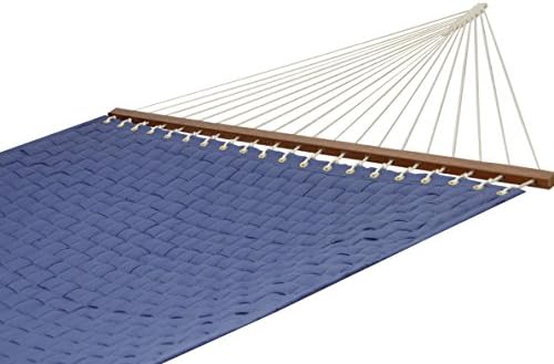 Basketweave Hammock (Crimson Blue)