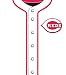 Turner MLB Cincinnati Reds Stretch Book Covers (8190008)