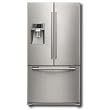 Samsung : RFG237AARS 23 cu. ft. Counter-Depth French Door Refrigerator - Real Stainless