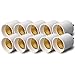 10-Pack GU24 to E26 / E27 Adapters - Converts your Pin Base Fixture (GU24) to Standard Screw-in Bulb Socket (E26/E27) By HOSL
