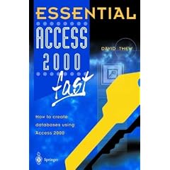 Essential Access 2000 fast: How to create databases using Access 2000