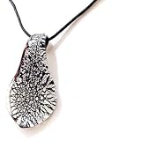Review The Tribeca Gift Company  / Glass Droplet Pendant Crackled Effect Black