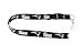 NFL New England Patriots Lanyard, Black