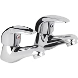Ultra Eon Chrome Bathroom Modern Lever Chrome Bath Taps PF302