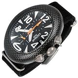 Locman Nuovo - Black Carbon and Titanium Case Chronograph Watch by Locman