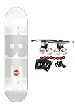 Almost Super UBER LIGHT Skateboard Complete MULLEN V3 WHITE 7.7