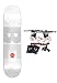 Almost Super UBER LIGHT Skateboard Complete MULLEN V3 WHITE 7.7