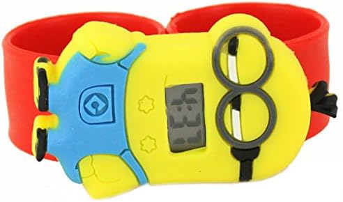 3D Eye Despicable Me Minions Cartoon Clap Watch Precious Milk Dad Cute Children Quartz Wrist Watches