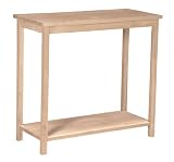 unfinished furniture-International Concepts OT-43 Accent Table, Unfinished