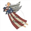 Patriotic Angel Sign