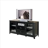 Kathy Ireland Home by Martin Furniture Tribeca Loft Black Wood Plasma Tall  ....