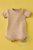 Review Grembo Organics  / short sleeve stripe romper- 6 mos