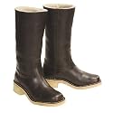 Frye Campus Crepe Leather Boots - Shearling Lining (For Women)