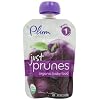Plum Organics Baby Just Fruit, Prunes, 3.5-Ounce Pouches (Pack of 12)