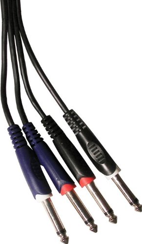 Nady UIC-80PP USB Interface Cable - Two 1/4 Inch Phono In/Out