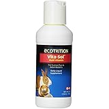 eCOTRITION 8-in-1 Guinea Pig/Rabbit Vita-Sol Liquid Vitamin Pet Food, 4-Ounce