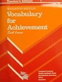 Vocabulary for Achievement