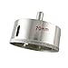 Silver Tone Glass Cutting Diamond Hole Saw Tool 70mm