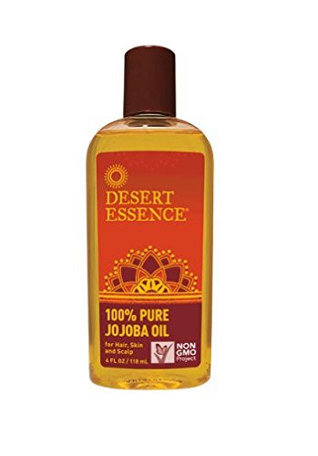 Desert Essence 100% Pure Jojoba Oil, 4-Ounce, Bottle
