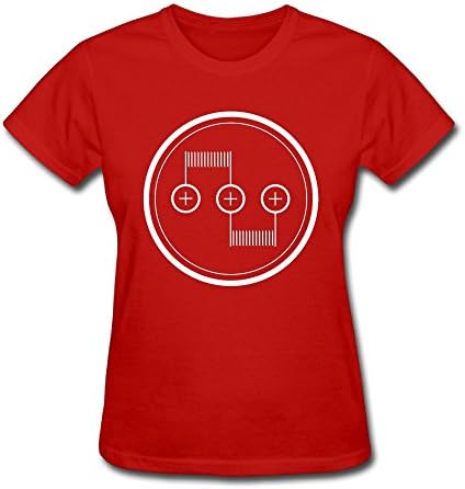 Dual Coil RDA Women's Cotton T-shirt Red L