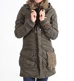 Khujo Damen Jacke Chantal II W/O, olive, Gr. L
