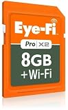 Eye-Fi Pro X2 8gb Sdhc + Wifi Memory Card Class 6 Read/Write Speeds Automatic Backup