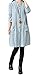 Hole Tide Women's Solid Color V-Neck Cotton & Linen Long Sleeves Blouse Dress