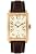 Gevril Men's 5100A Avenue of America Swiss Automatic Rose-Gold Sub-Second Leather Watch from Gevril