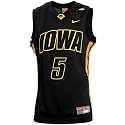 Nike Iowa Hawkeyes #5 Black Replica Basketball Jersey