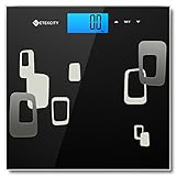 Etekcity Digital Body Fat Weight BMI Bathroom Scale, 400lb/180kg, BIA Technology, Measures Weight, Body Fat, Water Content, Muscle, Bone Mass, Calories and BMI Value