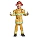 Fireman Toddler Muscle Costume, Medium (3T-4T)