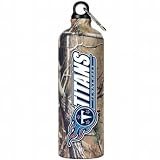 NFL Tennessee Titans 32-Ounce Open Field Aluminum Water Bottle