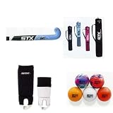 STX Shark Field Hockey Package (Stick Length=37-inch,Bag Color=Pink,Ball Color=White)