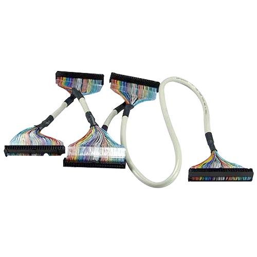 QVS - SCSI internal cable - 50 pin IDC F - 50 pin IDC F - 3.6 ft - rounded