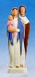 Religious Statue - Holy Family - 2" And 1/2" Height - Magnetic and Adhesive Base
