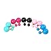 Ulike2 Hot Selling Noble Fashion Elegant Double Sided Pearl Earrings Ear Studs-5 Pairs