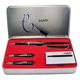 Lamy Joy Calligraphy Black Fountain Pen Red Clip Set, 015SET