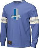 Detroit Lions Gridiron Classics Throwback Logo Long Sleeve Jersey Crew - Small