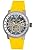 GV2 by Gevril Men's 4040R2 Powerball Yellow Rubber Sub-Second Big Date Watch by GV2 by Gevril