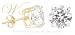 STUDIO 925: *WILLOW 5A 5CT ROUND CZ STUD EARRINGS*