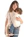 Baby : Moby D Baby Carrier-Winter White Fleece w/Natural