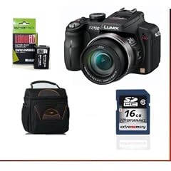 LOOKit Markenbundle -1301- besteht aus: Panasonic Lumix DMC-FZ100 Schwarz | 1x hochwertige LOOKit Kameratasche GW-38 | 1x 16GB SDHC Markenspeicherkarte Klasse 10 | 2x LOOKit Markenakku | 1x KFZ&Netzlader