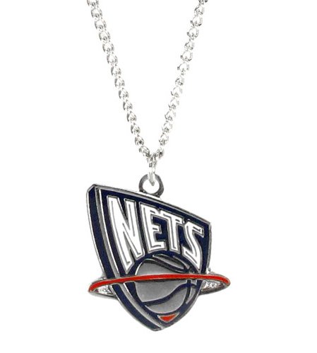 New Jersey Nets - NBA Logo Pendant Necklace