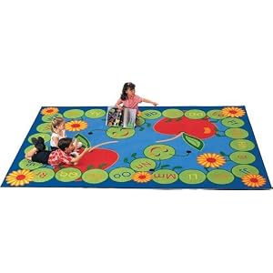 ABC Caterpillar Rectangle Carpet 5'10 x 8'4 by 