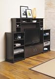 Plasma Pier Entertainment Centre in Black Forest Finish By Mylex Furniture