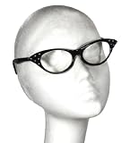 Hey Viv ! 50's Fun Fashions: Cat Eye Glasses w Rhinestones