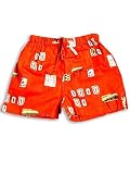 P J Salvage - Little Girls, Drawstring Loungewear Shorts, Rust/Multi