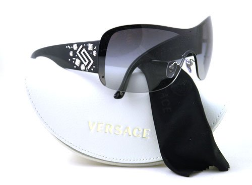 AUTHENTIC VERSACE SUNGLASSES VE 2109B 1000 11 BLACK 2109 product image