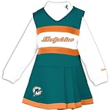 Reebok Miami Dolphins Toddler (4-6X) Cheer Uniform Kids Size 5