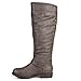Brinley Co. Womens Regular and Wide-Calf Knee-High Studded Riding Boot